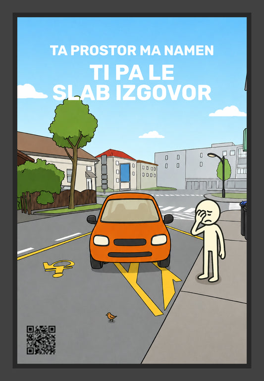 Ta prostor ma namen, ti pa le slab izgovor - Tuhti mal